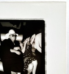 Rare William Coupon 1978 Photograph of Truman Capote at Studio 54 Signed & Dated