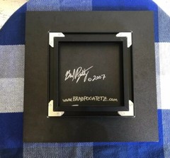 Brad Pogatetz 2007 Signed Urban Abandonment Art Photograph Mounted 11.75in Sq