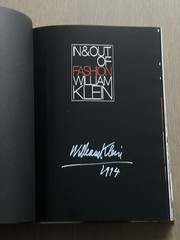 🎈SIGNED! William Klein In and Out of Fashion Photography HC First Ed 1994 SRARE