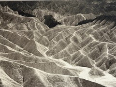 Dick Arentz, From Zabriskie Point, Death Valley, Palladium / Platinum Print