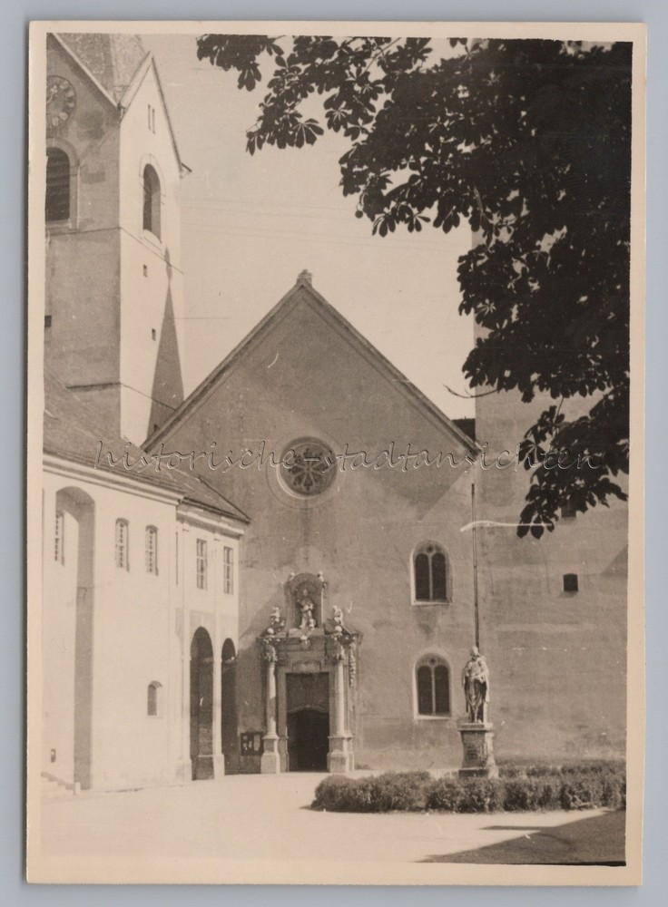 Freising 1949-Freising Cathedral-old photo 1950s