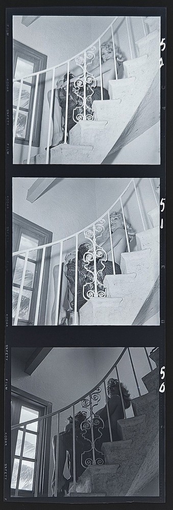 Bunny Yeager Estate Vintage Original Negative Strip of Jennie Lee w/ Copyright