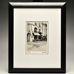 CONNIE BEGG Original Vintage Signed Paris Cafe Europe Cityscape Photograph Print