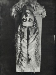 1975 Man Ray Female Long Wavy Flowing Hair Surreal Portrait Art Photo Gravure