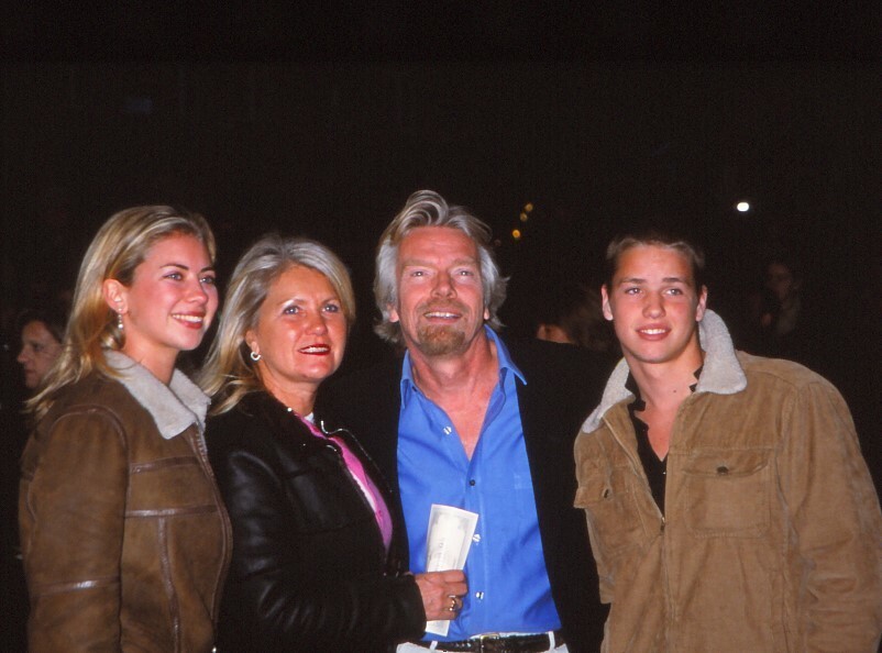 Film Slide Richard Branson & Family Slide KB Format L22-31-5-2