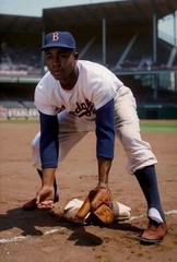 gilliam-jim-dodgers-color 8×10 Colorized Print-FREE SHIPPING