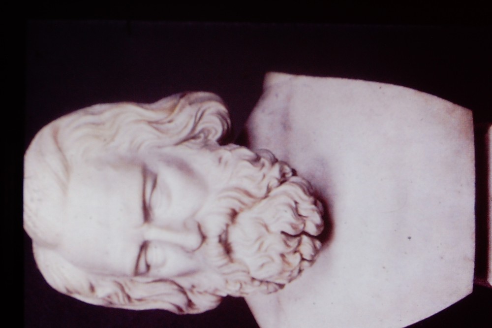 Vintage Art History 35mm Glass Slide Edmonia Lewis Henry Wordsworth Longfellow