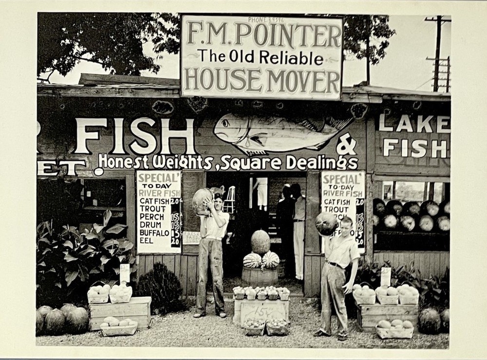Walker Evans Art Photo Print Card Roadside Stand Alabama 1936 4.25”x6” Fotofolio
