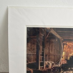Vintage Bill Coleman Signed Numbered Matted No 576 27/400 Amos’ Barn Photograph