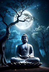Digital Image Picture Photo Wallpaper Background Desktop buddha AI Art Product