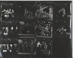 Hendrickson PHOTO Contact Sheet Proof & Negatives Juliet Prowse on Stage R106
