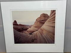 Signed Rick Preston 1989 Navajo Towers Framed Photo Artwork File No. C89.3
