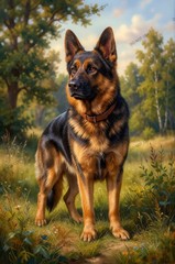 Digital Image Picture Photo Wallpaper Background Desktop Dog AI Art Product Pic