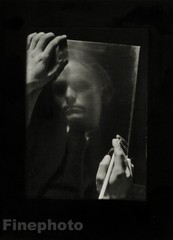 1955 JOSEF SUDEK Vintage Czech Photo Gravure ~ VACLAV SIVCO Surreal Portrait Art