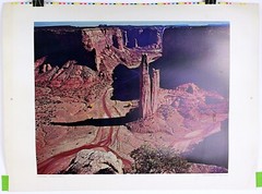 BOB BRADSHAW Color Lithograph Printers Proof 31 x 23 Inches Spider Rock RARE!