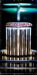 Fine Art Photography, Color print, 9×18, Studebaker Truck Grill