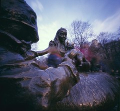 Central Park Alice in Wonderland Pinhole Medium Format Archival GICLÉE PRINT