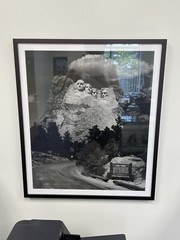 Black White Photo Mount Rushmore 1950 Bill Groethe Listed Artist 23″ x 27″