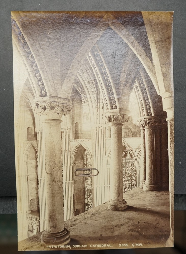 Photo View England Durham Church Cathedral Interior Column Architecture Picture