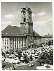 Old photo Berlin City Hall Schöneberg, 18x24cm