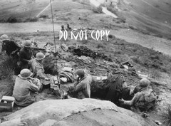 WWII US Army CO. B 361st Infantry 91st Division 1944 Photo Reprint