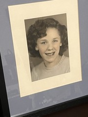 Vintage COPY School Girl 🦋Picture Framed Size Is 15 X 12