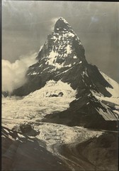 Antique GEBRUDER WEHRLI Peak of THE MATTERHORN Swiss Italy ALPS MOUNTAIN PHOTO