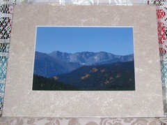 PHOTO ART PONDER POINT ARAPAHO NAT FOREST CO 5X7 MATTED 8X10 SIGNED #21/75