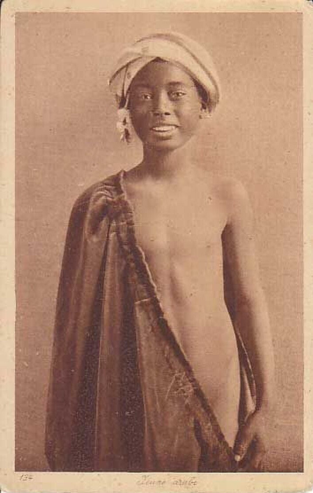 North Africa ethnic Arab nude male original vintage 1910s LEHNERT & LANDROCK