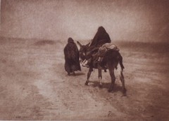 Edward S.Curtis Photogravure Into The Desert Navaho Classic Gravure Company
