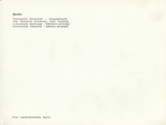 Photo Print Analog Landesbidstelle 1970 Illustration Of Berlin 18X24CM