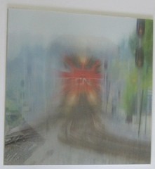 Michael Brown Cinema Graphic Lenticular 3-D Picture of Train 16×16