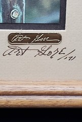 Art Gore Signed & Numbered Framed East Meets West 1971 Strawberry On The Fence