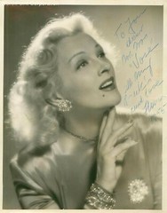 1955 Ilona Massey Actress Autographed Black & White 8×10 Photograph