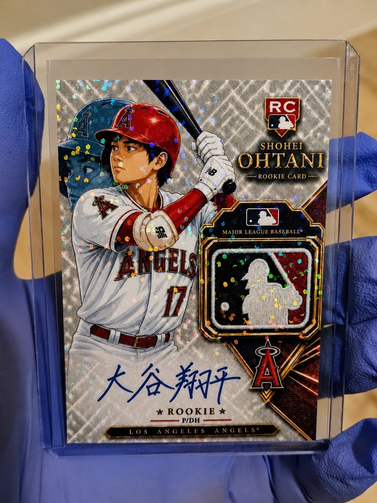 2018 Shohei Ohtani Anime Rookie RC Refractor Sticker Card Facsimile Signed Auto