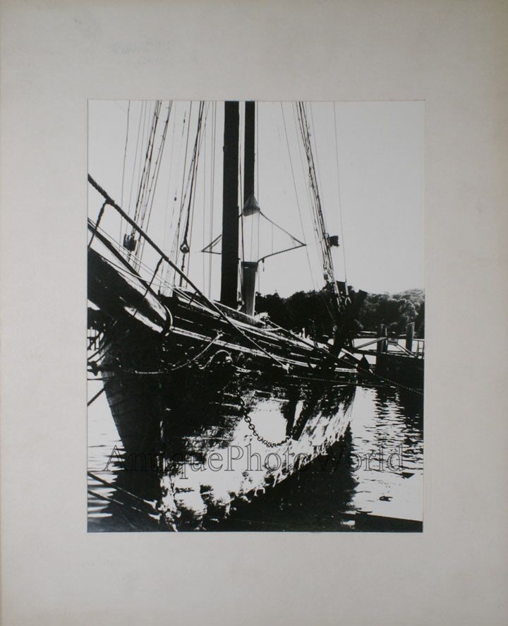 Sail boat ship solarized vintage art photo