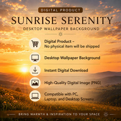 Digital Image Picture Photo Wallpaper Background Desktop AI Art Sunset Product
