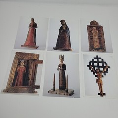 Catholic Postcards Jesus Saints Religious Art New Mexico Ephemera Vintage Lot/6