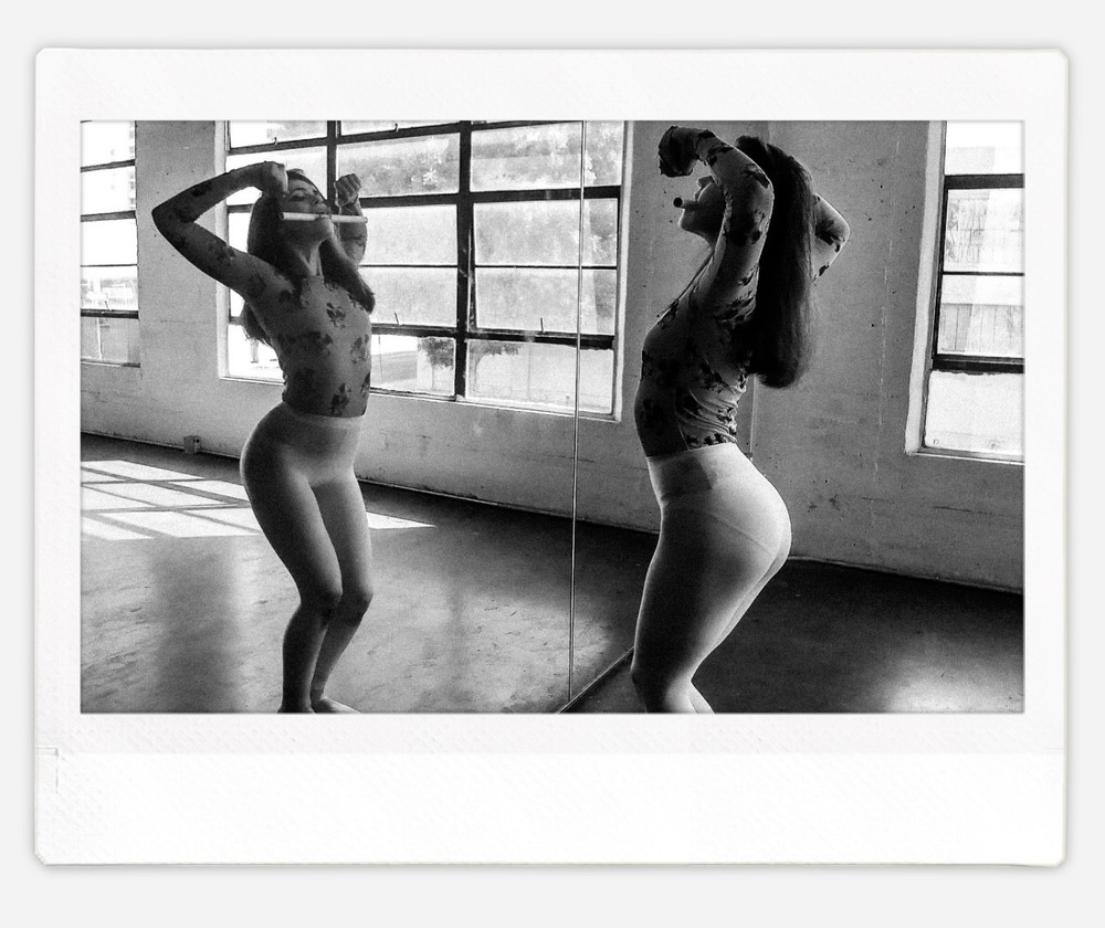 Art model Maya Instax Wide Instant Film Print