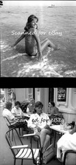 LEGGY NORMAN HARTNELL MODEL ANN HUTCHESON IN NICE FRANCE 1961 – 2 NEGATIVES