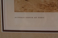 Original Edward S. Curtis LARGE FOLIO Photogravure Buffalo Dance Plate 401