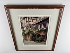 ART – Original Vintage Signed Alan King Photograph 22×20 Framed 35mm Art VTG 89