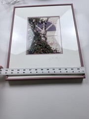 Curtis Krueger Signed Limited Edition Photo Framed Floral Window 1991