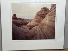 Signed Rick Preston 1989 Navajo Towers Framed Photo Artwork File No. C89.3