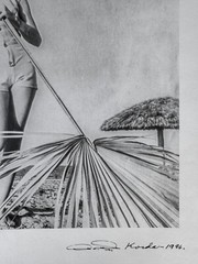 Elegant Beach Portrait – Iconic 1964 Fashion Photography by Korda