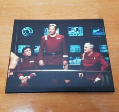 Plak-It Star Trek Original Movie Captain Kirk Bridge 9.5 Inch x 7.5 Inch Print