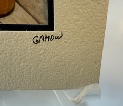 Gamow signed Old Farm Chair on Porch Broom Bucket Photography Art 5″ x 7″ Mated