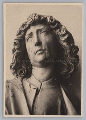 Würzburg 1949 – Tilman Riemenschneider Bust – Old Photo 1940s