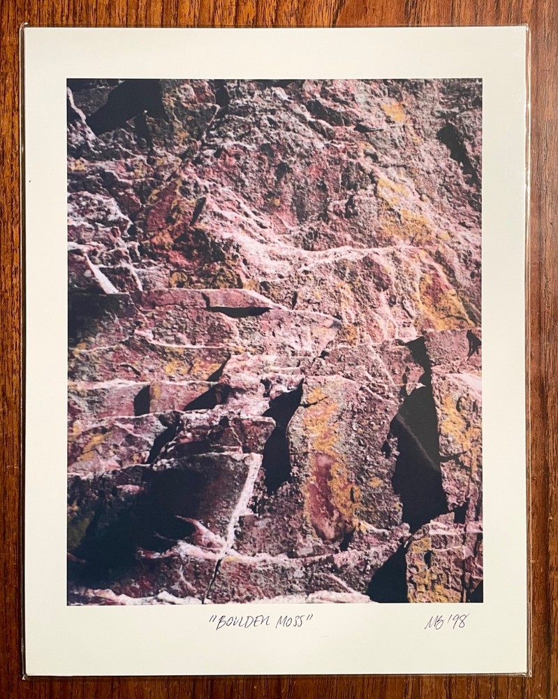 Original photographic print “Boulder Moss” by Michael Blumenstock