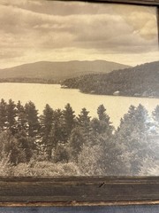 Antique Landscape Photography Mount & Lake Sunapee New Hampshire
